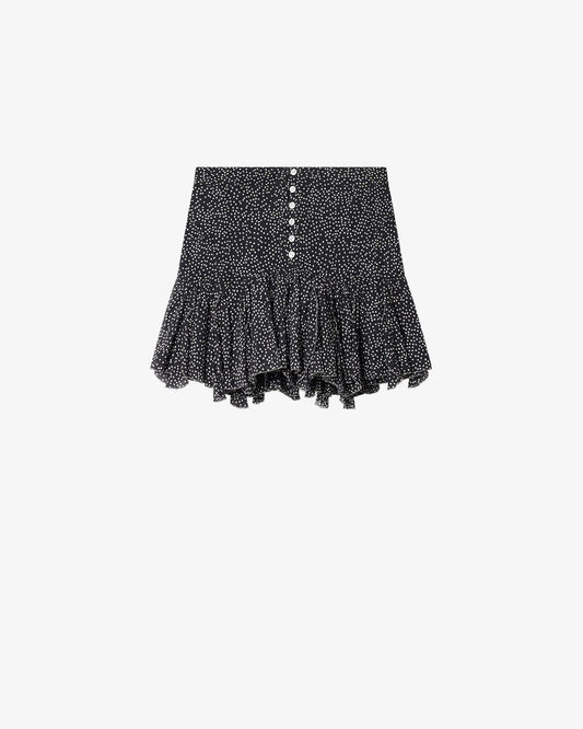 Daneen Skater Skirt Black/Ecru