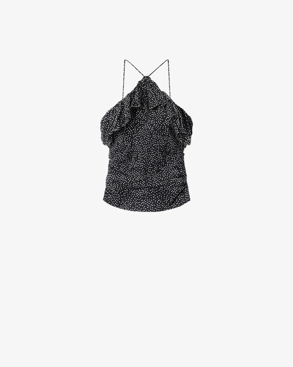 Djimia Top Black and Ecru