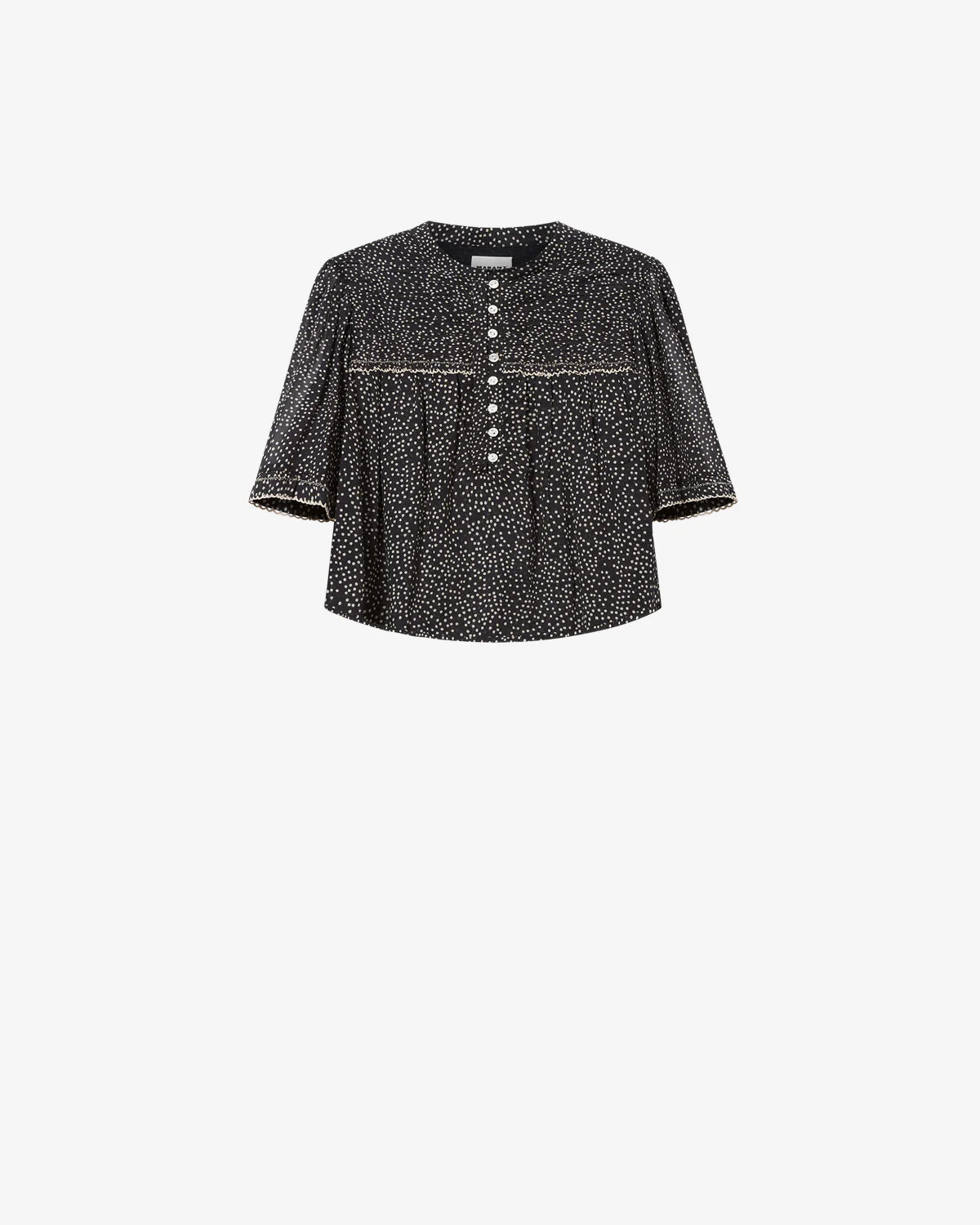 Douna Top Black/Ecru