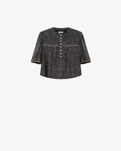 Douna Top Black/Ecru