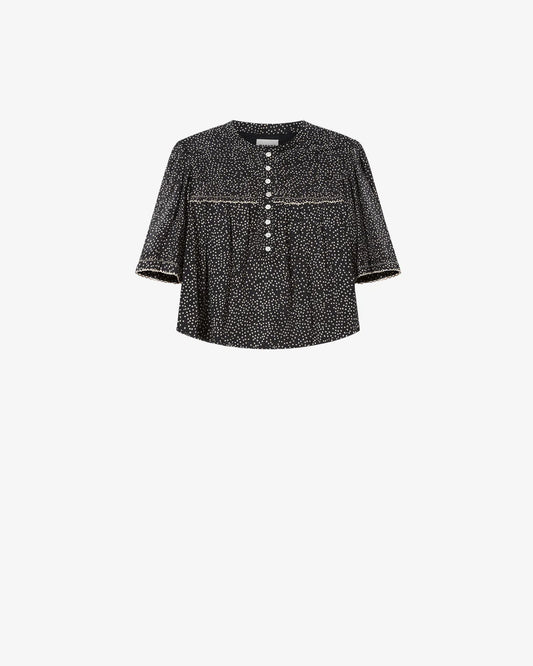 Douna Top Black/Ecru