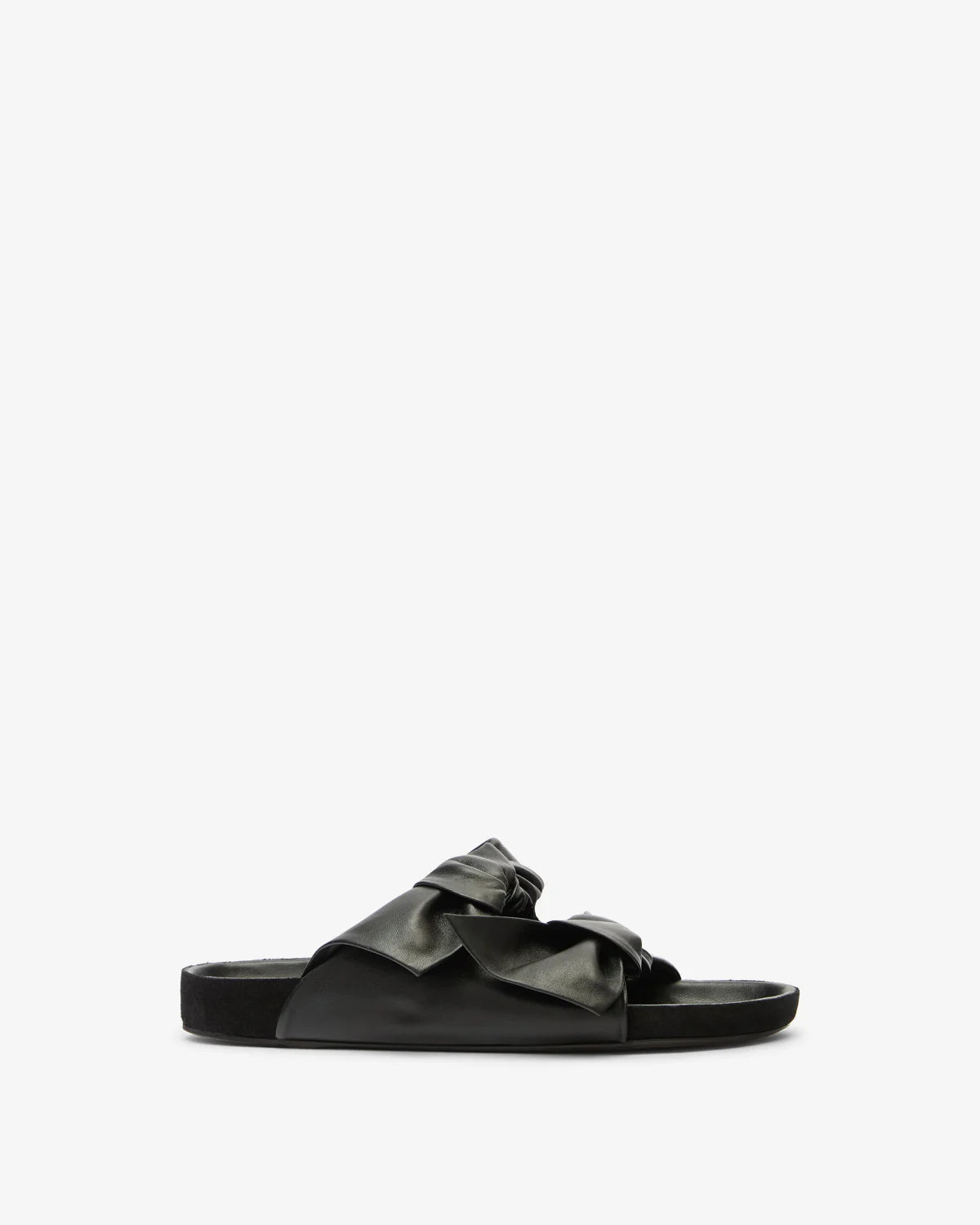 Lennyo Bow Sandals Black