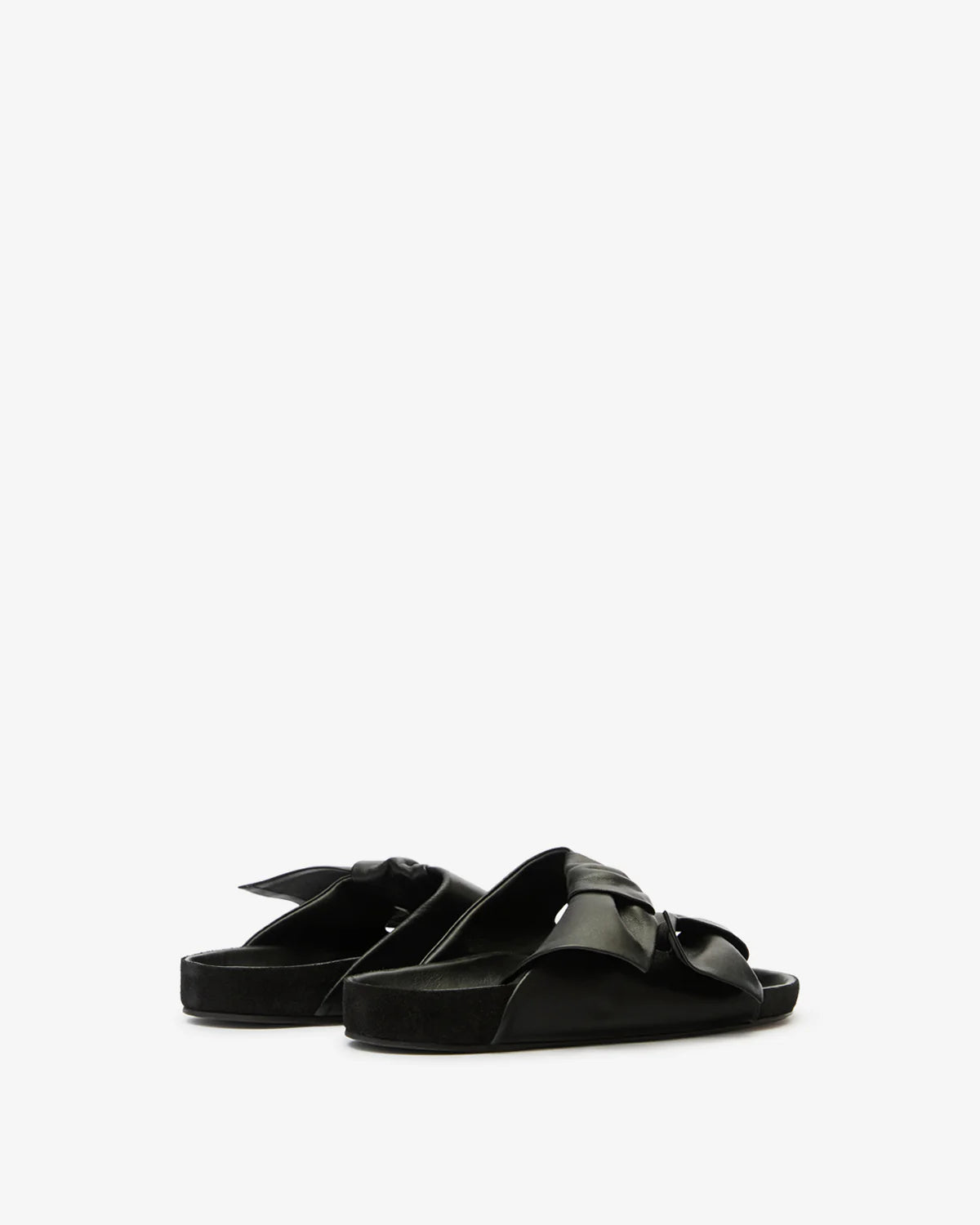 Lennyo Bow Sandals Black