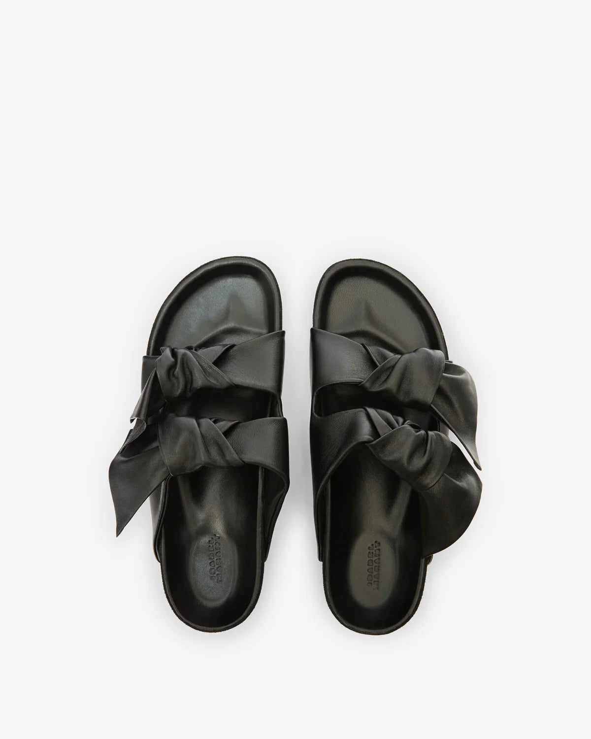 Lennyo Bow Sandals Black