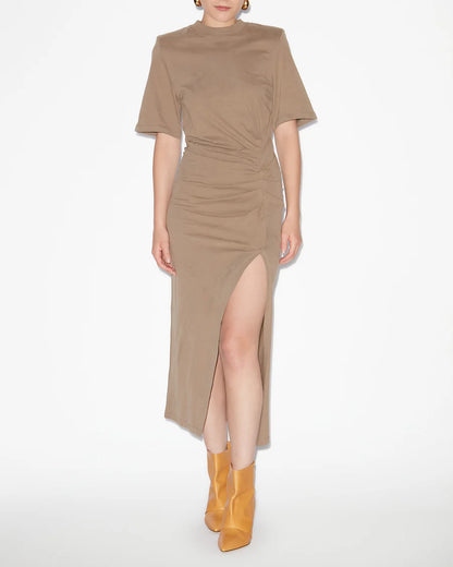 Lexia Dress - Light Khaki