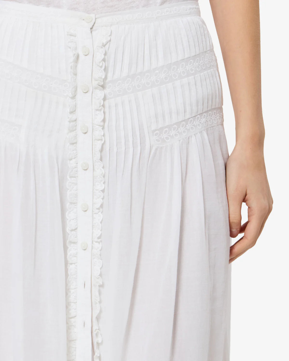 Loraine Skirt White