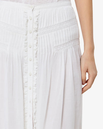 Loraine Skirt White