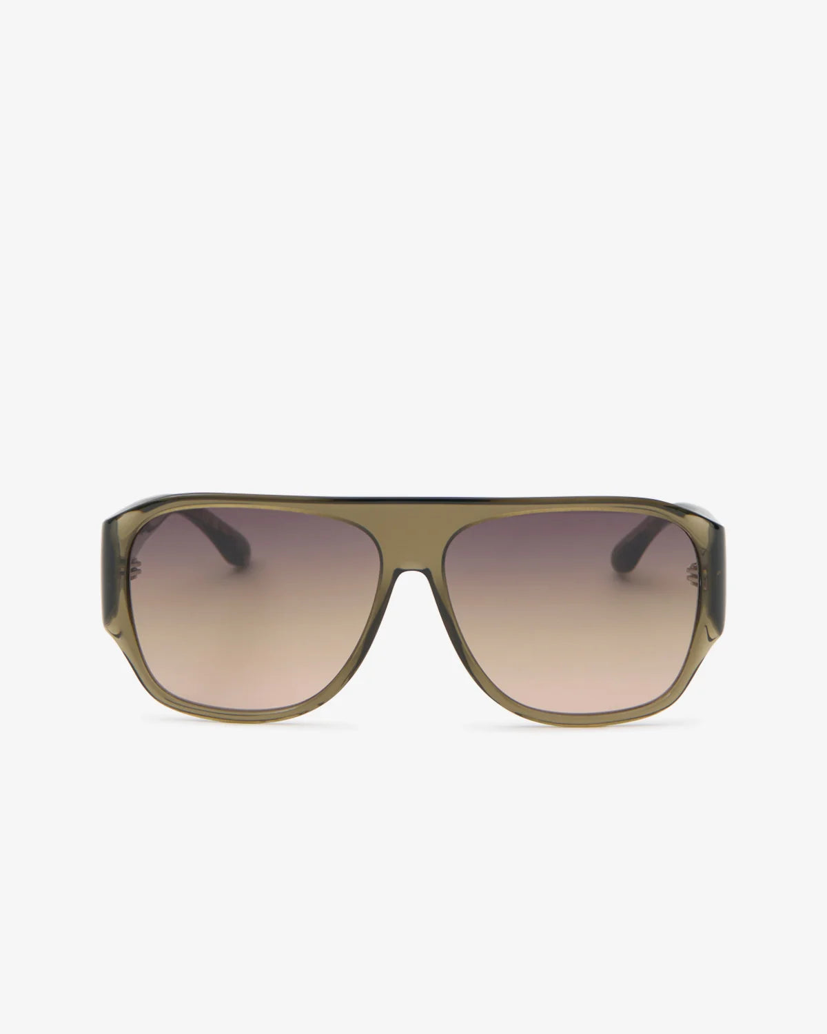 Mikala Sunglasses Olive/Gray Green