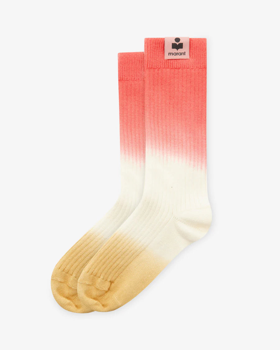 Mizia Socks Red/Ochre