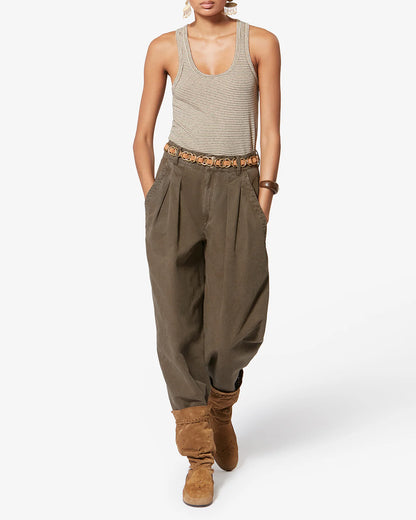 Nadine Pants Dark Bronze