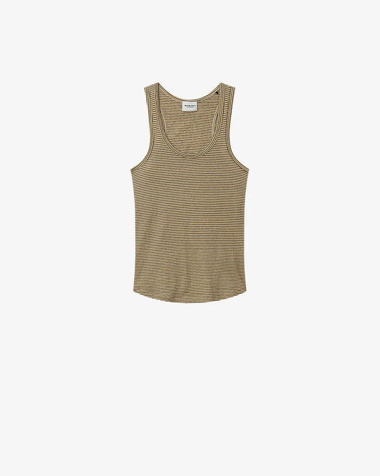 Thea Tank Black/Beige