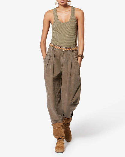 Thea Tank Black/Beige