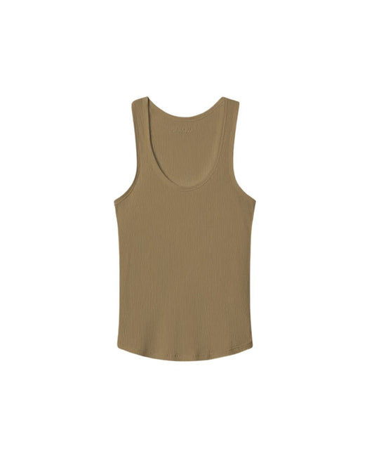 Thea Tank Dark Khaki