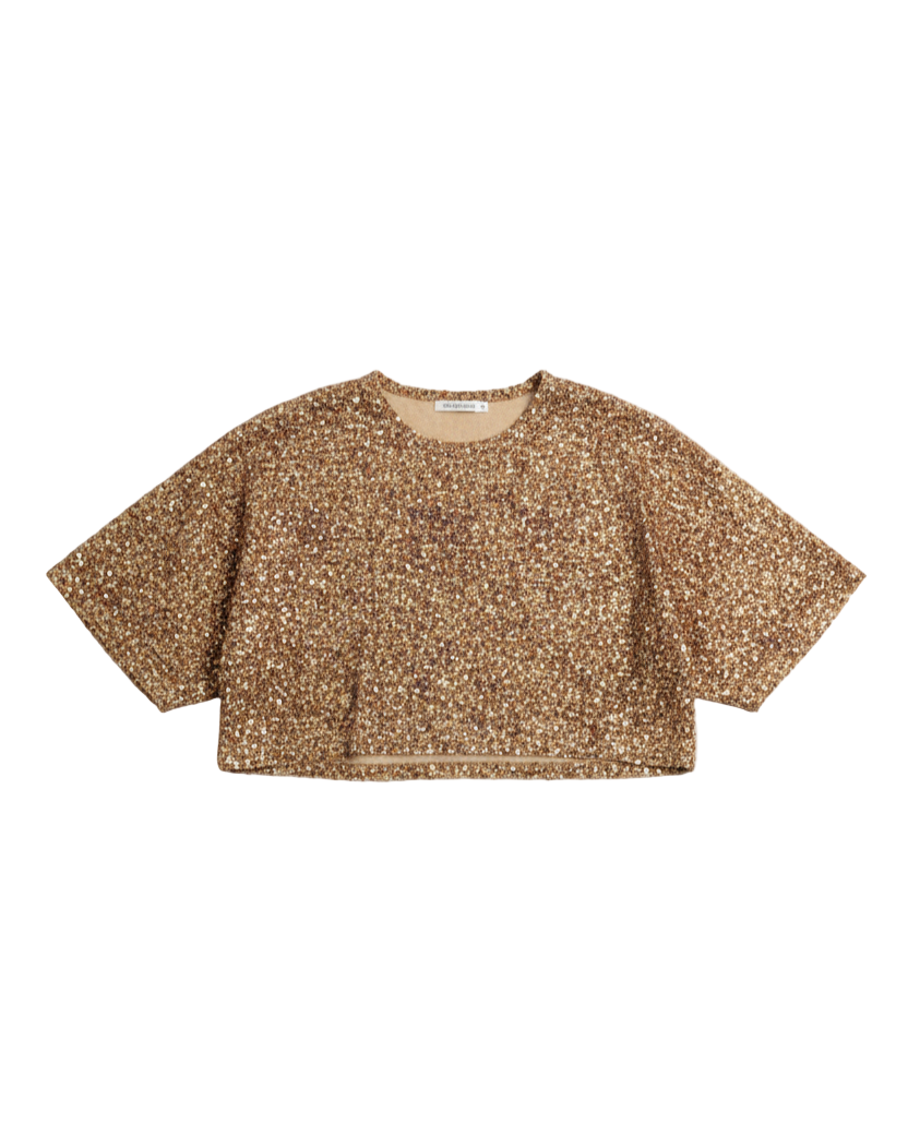 Zaely Crop Tee Ochre