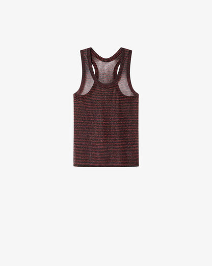 Cevara Tank Top Black/Red