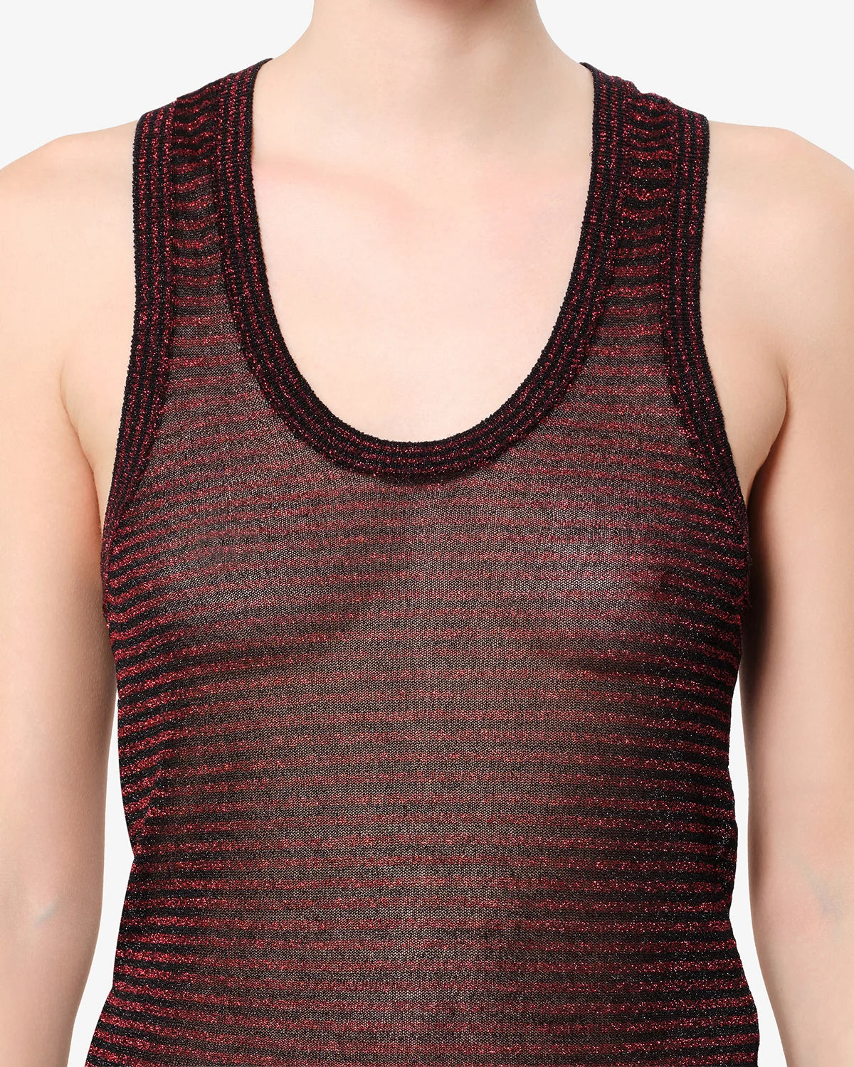 Cevara Tank Top Black/Red