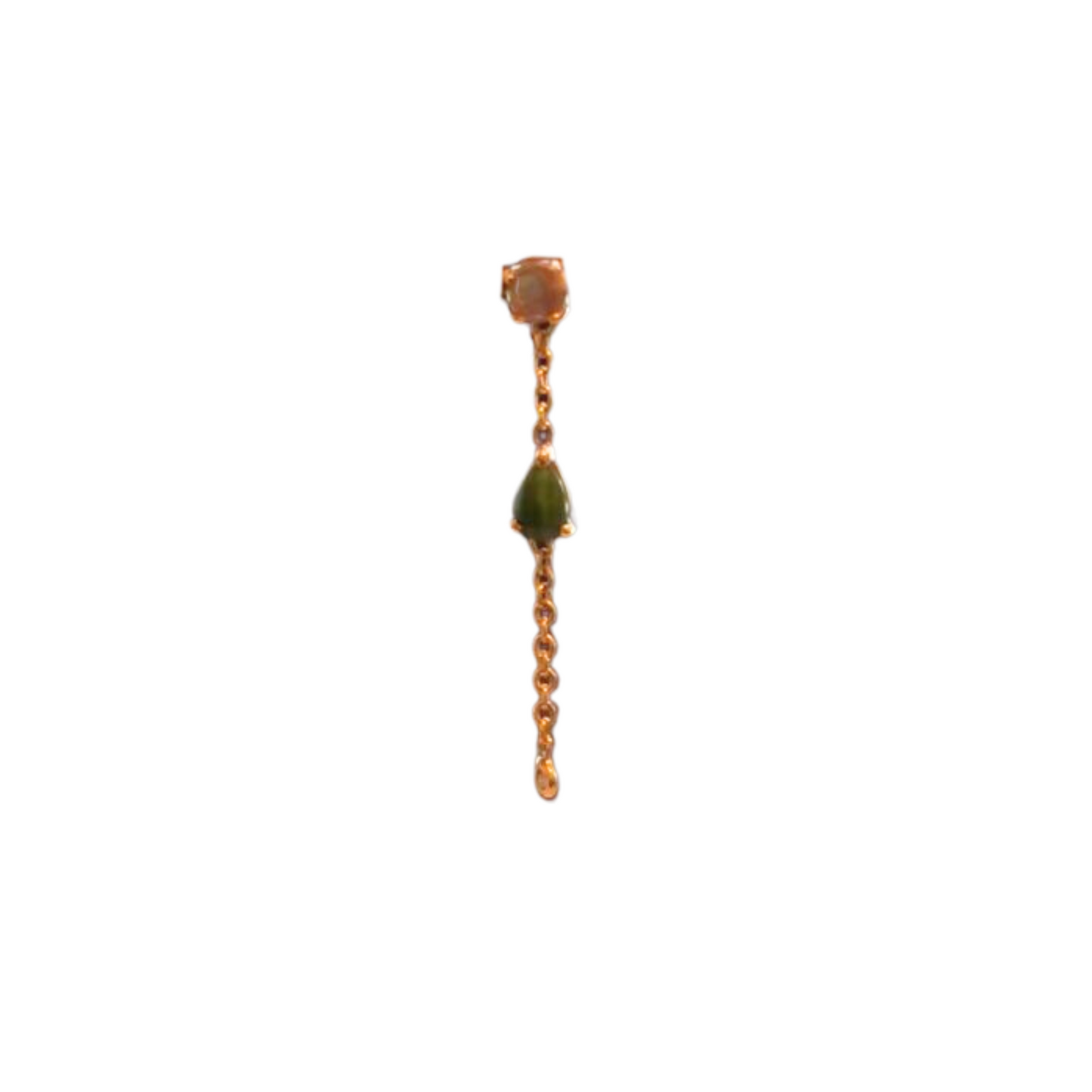 Gemmstone Drop Stud Earring