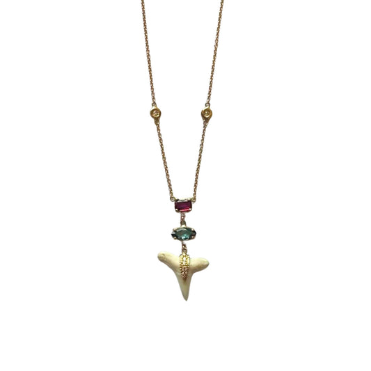 White Shark Tooth Necklace