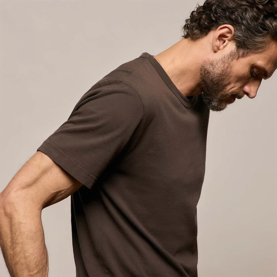 Short Sleeve Crew Neck Bark