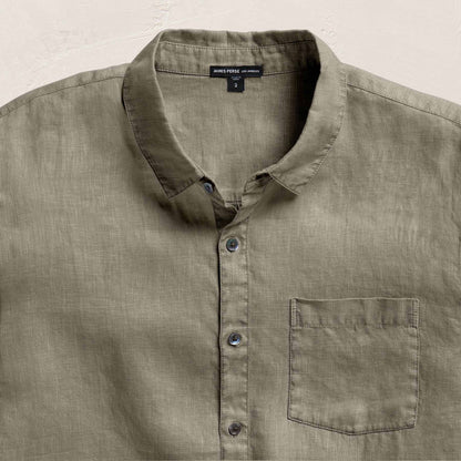 Classic Pocket Linen Shirt Birch