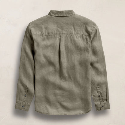 Classic Pocket Linen Shirt Birch