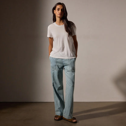 Vintage Little Boy Tee White