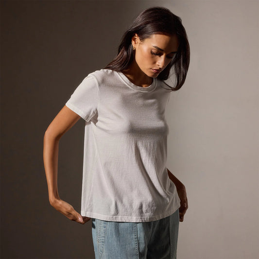 Vintage Little Boy Tee White