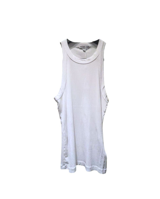 Cut away Rib Tank White