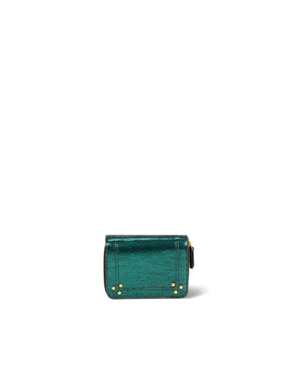 Green Lamé Andre Wallet