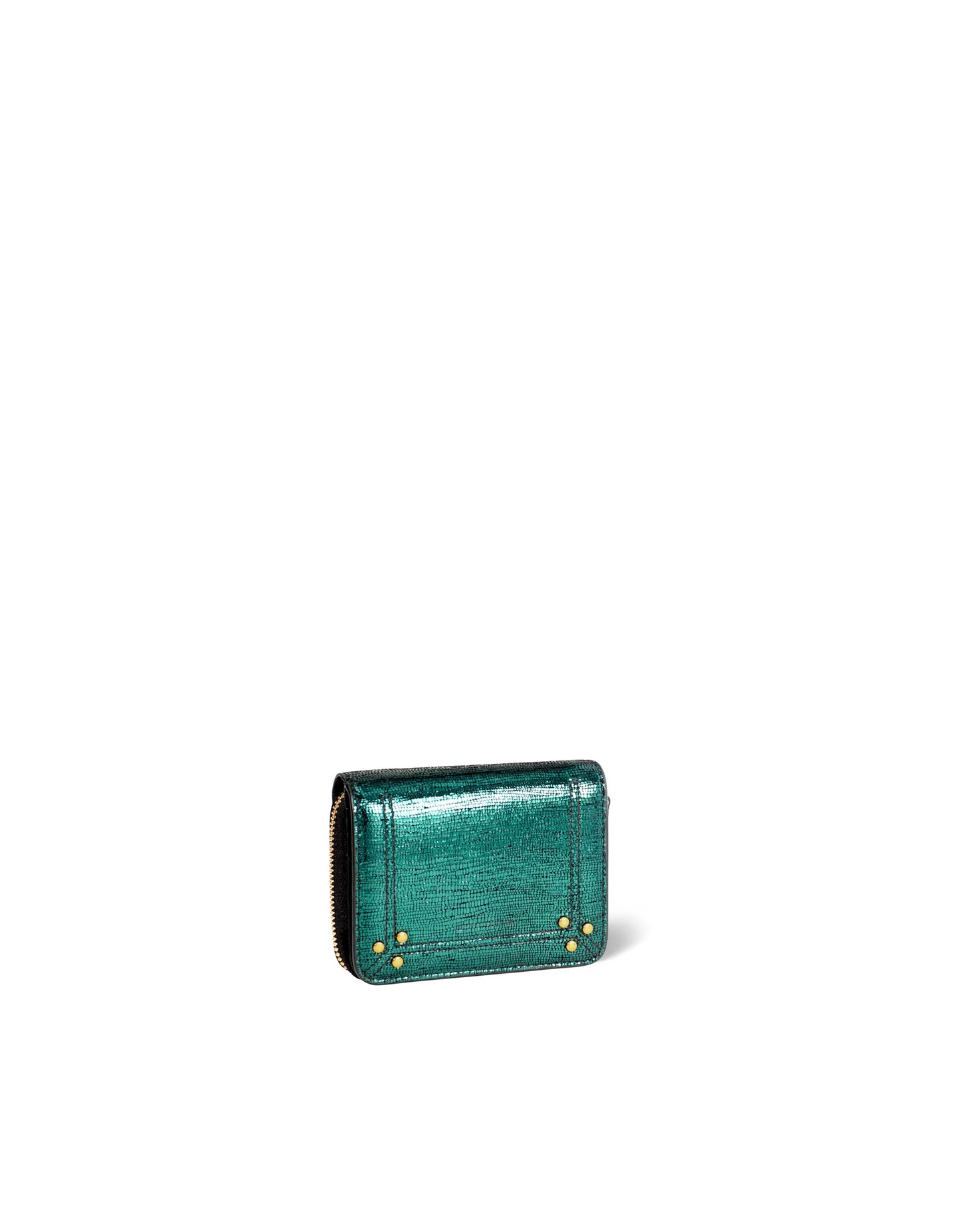 Green Lamé Andre Wallet