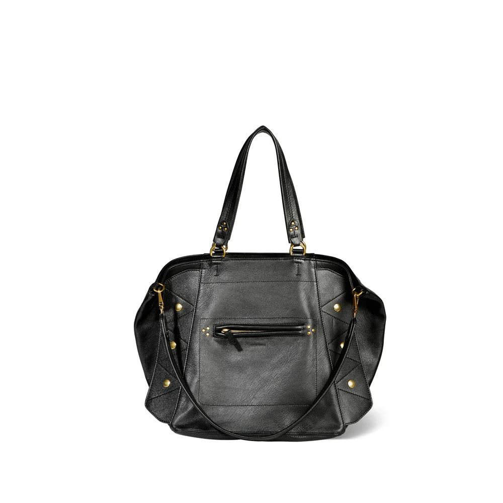 Roger Bag Noir Brass Buffaloskin