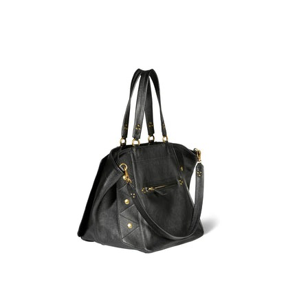 Roger Bag Noir Brass Buffaloskin