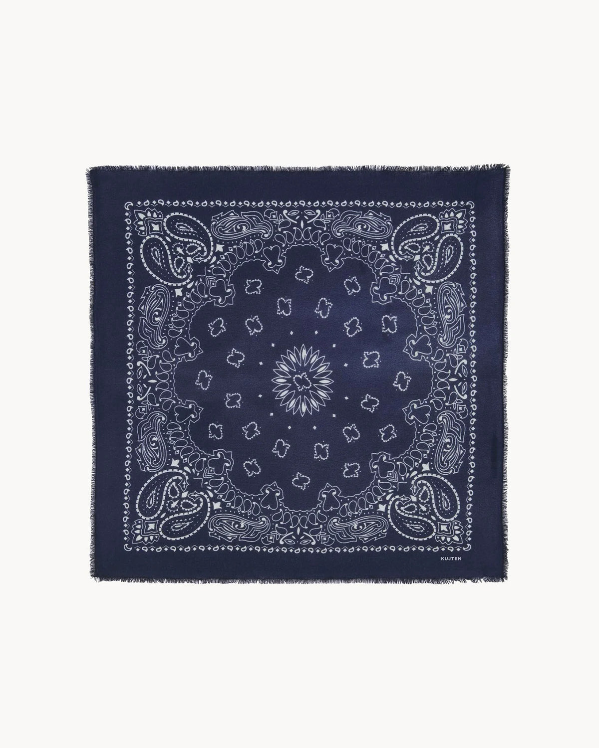 Hachiko Large Bandana Dark Navy Blue