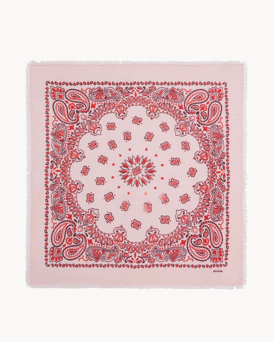 Hachiko Large Bandana Bicolor Milano Red