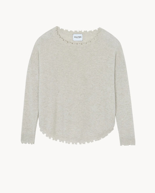 Mela Sweater Oat White