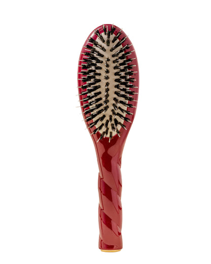 N.02 Essential Small Detangling & Care Brush Cherry Red