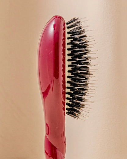 N.02 Essential Small Detangling & Care Brush Cherry Red