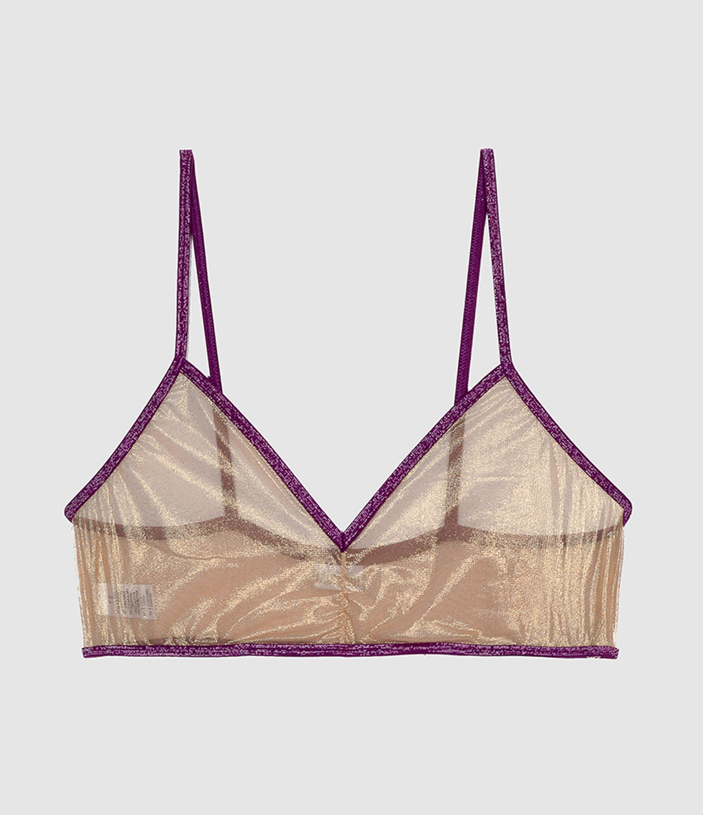 Georgia Triangle Bra Golden Mesh