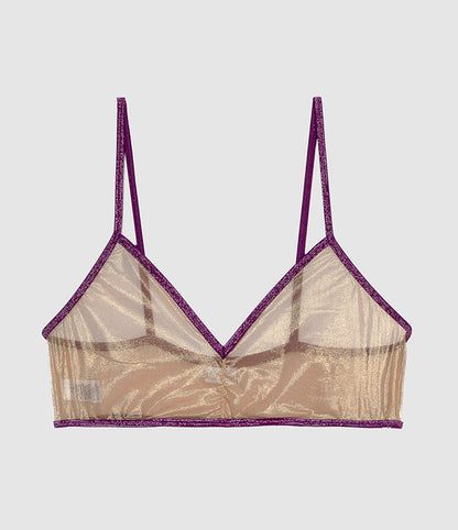 Georgia Triangle Bra Golden Mesh