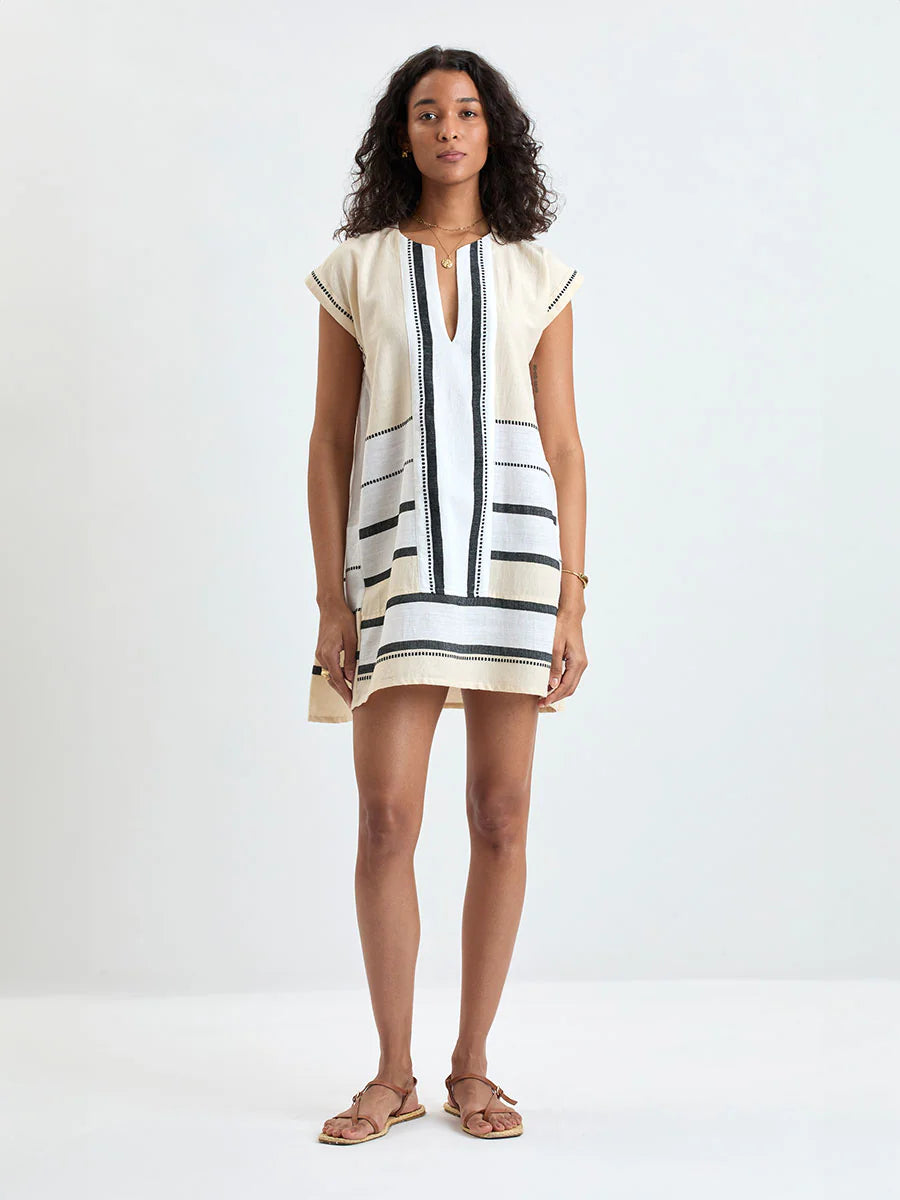 Elina Caftan Tomoca Cream