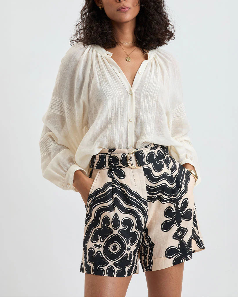 Mita Blouse Lacee Cream