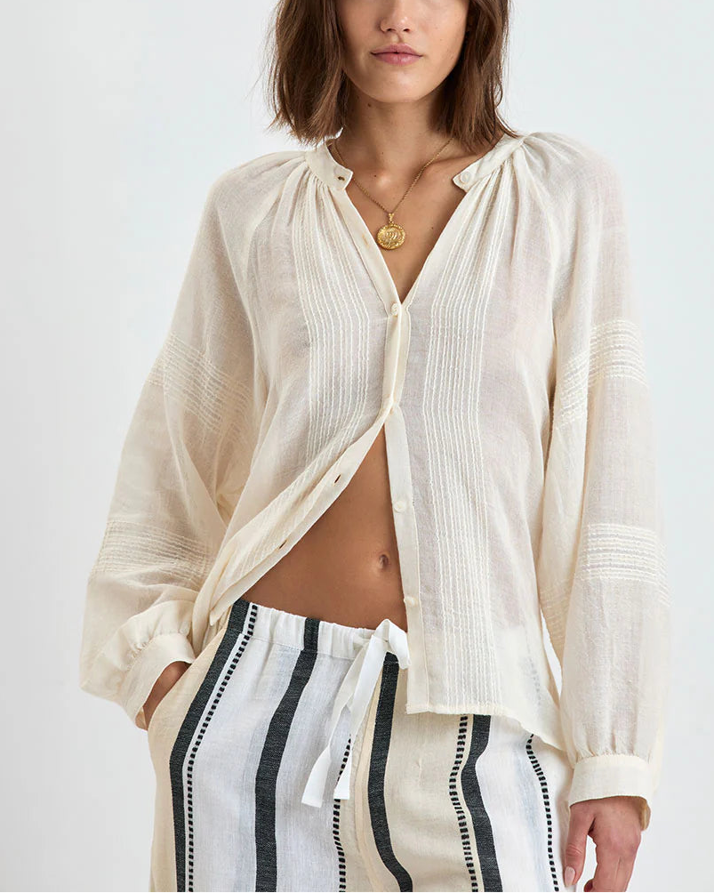 Mita Blouse Lacee Cream