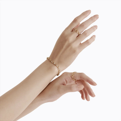 Diamond Link Ring 01