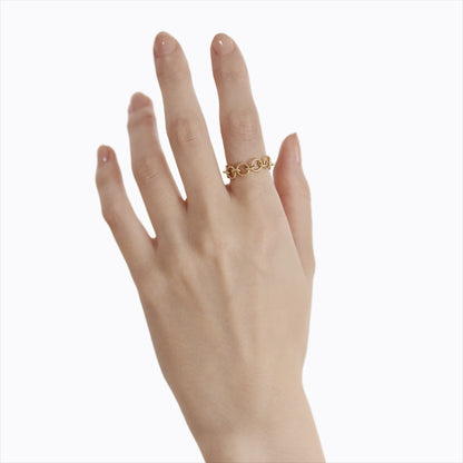 Diamond Link Ring 01