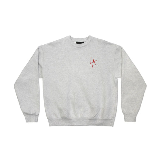 LA Slash Crew Neck Sweater Fleece