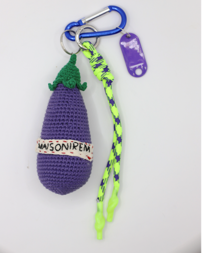 Aubergine Bag Charm