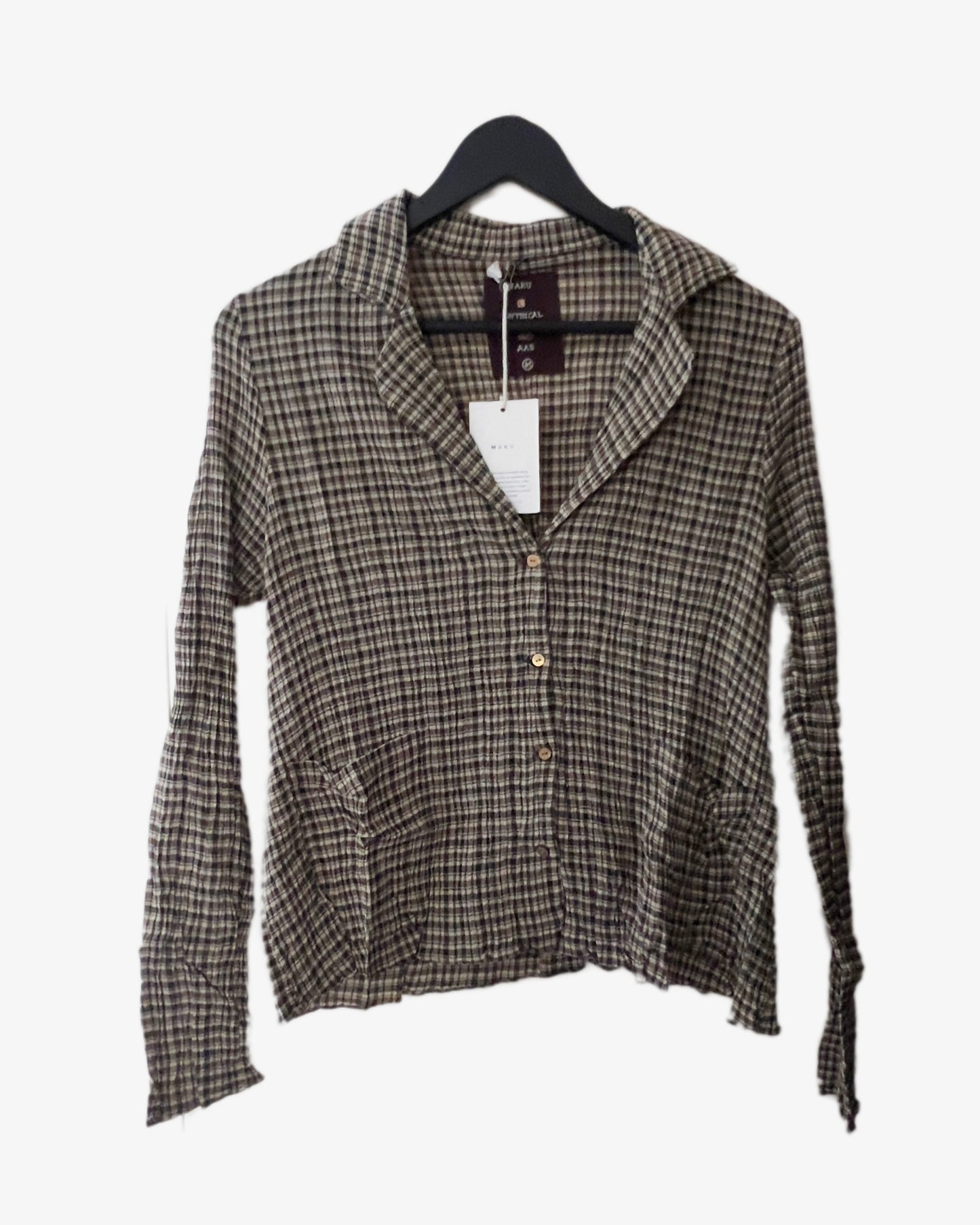 Aab Top Check Brown