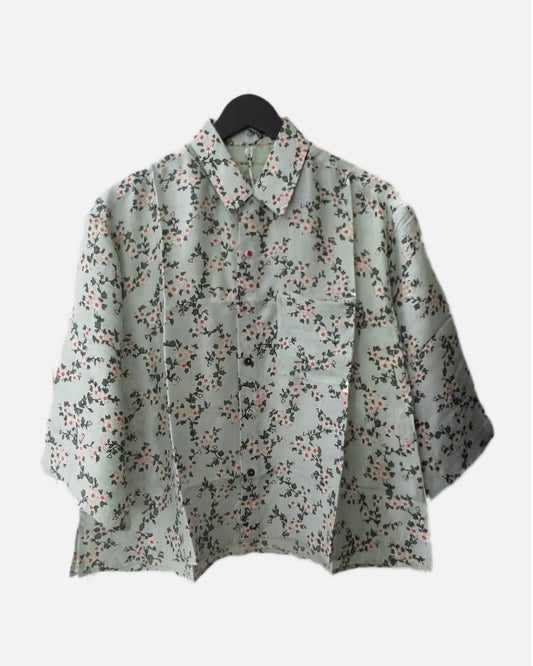 Oscar Shirt Green Floral