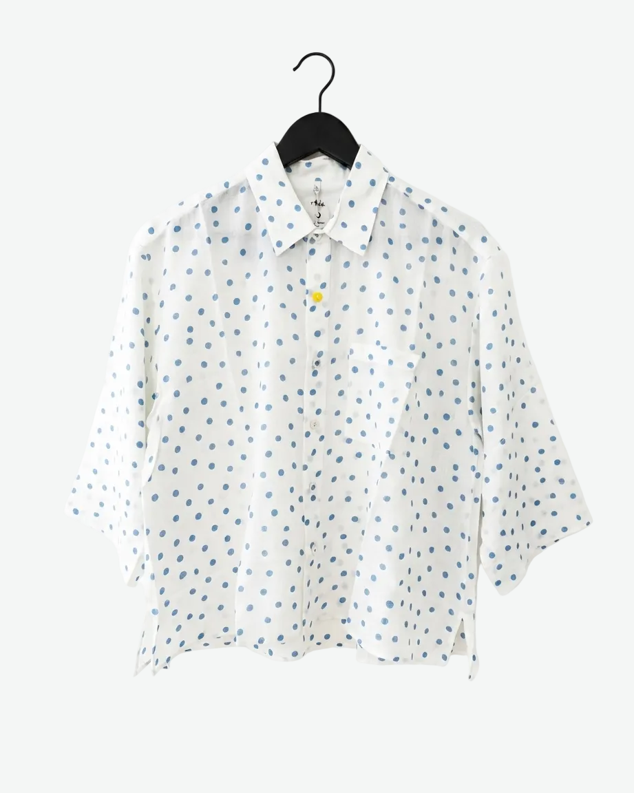Oscar Shirt Off White Blue
