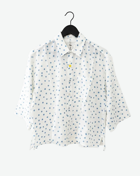 Oscar Shirt Off White Blue